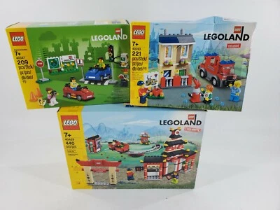 Three Lego Exclusive Legoland Ninjago Fire Academy Driving School Set DMG PCKGE - Image 1 of 4