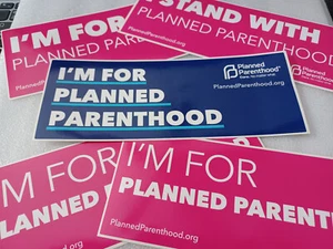 Political Health Care Bumper Sticker (Planned Parenthood) - Picture 1 of 5