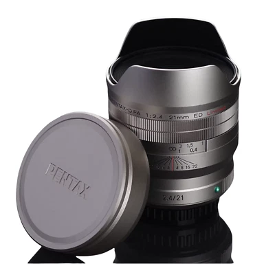 New HD PENTAX-D FA 21mm F2.4 ED Limited DC WR Lens SILVER Full-Frame KAF4 Mount - Image 1 of 4