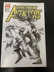 NEW AVENGERS 31 SKETCH VARIANT COVER V1! ELEKTRA REVEALED AS SKRUL!!!!!!!!!! - Picture 1 of 8