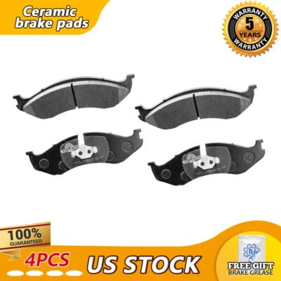 For Jeep Grand Cherokee Comanche Wagoneer Wrangler,Front Ceramic Brake Pads - Image 1 of 4