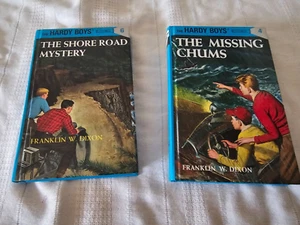 Vintage Lot of 2 Hardy Boys The Missing Chums & The Shore Road Mystery - Bild 1 von 6