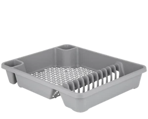 WHAM Kitchen Everyday Large Dish Drainer Cool Grey - Picture 1 of 2