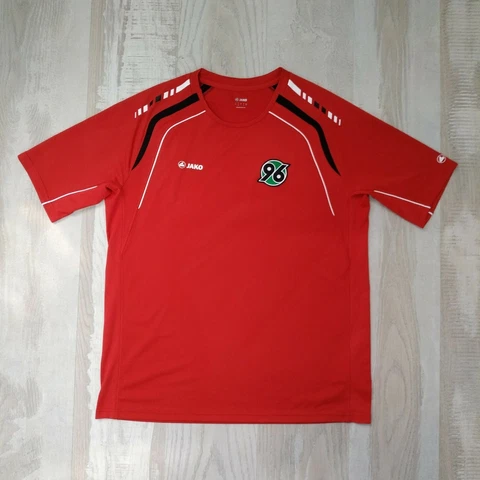 Hannover 96 treining T-shirt red Jako Jersey Trikot size L Cover