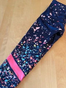GAP FIT PAINT SPLATTERED LEGGINGS GIRLS SZ M - Picture 1 of 3