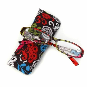 NEW - Womens Vintage Printed Presbyopia Glasses Reading Glasses with Glasses Bag - Picture 1 of 17