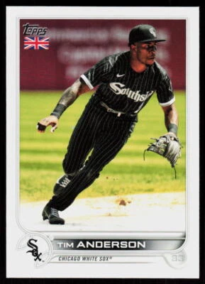 2022 Topps UK Edition Tim Anderson #157 BASEBALL Chicago White Sox - Image 1 of 2