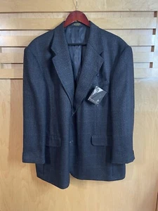 Oscar De La Renta Men’s 2 Buttons Single Breasted Wool Blazer Size 46R NWT - Picture 1 of 12