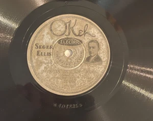 SEGER ELLIS ( JAZZ) -OKEH ELECTRIC 41496- SWINGIN IN THE HAMMOCK / OLD NEW ENGL - Picture 1 of 6