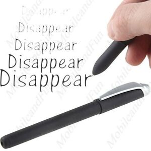 4 Magic Disappearing Ink Pens. Ball Point Pen ink disappears