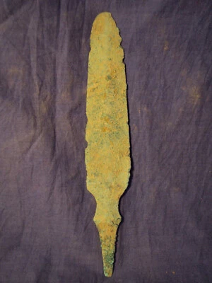 Древний бронзовый кинжал большого размера лезвие бактрийский 300 г. до н.э. #bk489 - Изображение 1 из 4