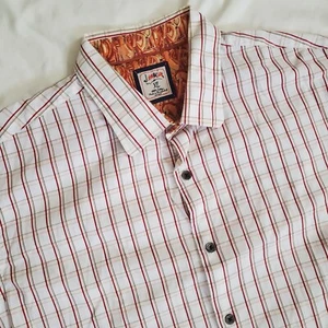 J. Garcia Long Sleeve Plaid Long Sleeve Button Down Size XL - Picture 1 of 7