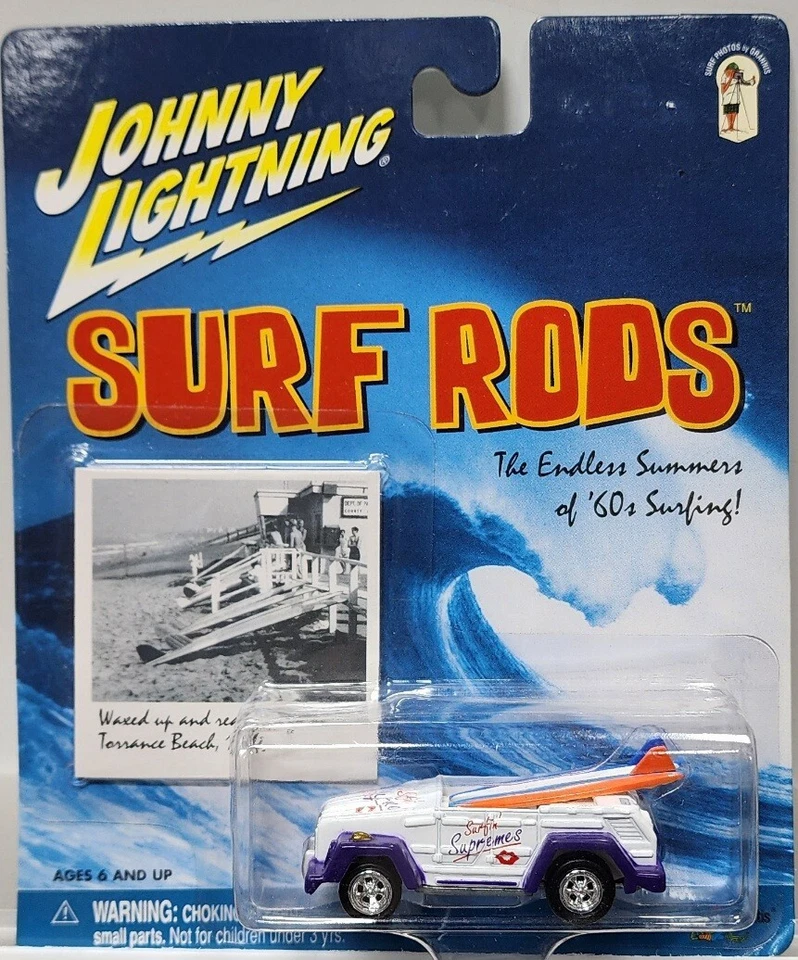 1970 Dodge Dart With Two Surfboards 2001 Johnny Lightning Surf Rods 1 64