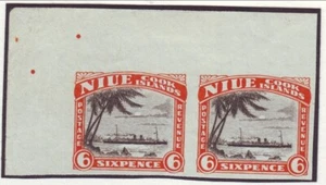 NUEVAS ZELAND-NIUE 6d PRUEBAS DE ENVÍO 1932 - Imagen 1 de 1