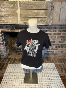 sons of anarchy Cropped Tee Shirt Size Large - Picture 1 of 4