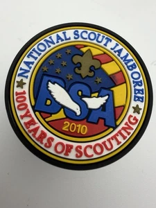 BSA 2010 National Scout Jamboree Neckerchief Slide Silicon "200 Years" QSS-40 - Picture 1 of 8