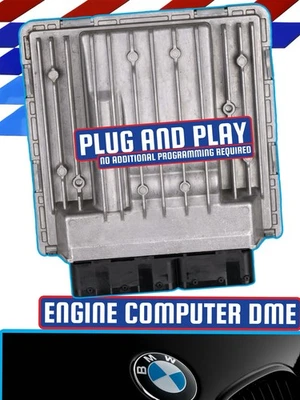 2007 BMW 328i N51 3 Engine Computer Module ECU ECM DME OEM - Image 1 of 2