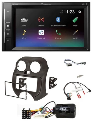 Pioneer DAB Lenkrad 2DIN Bluetooth USB Autoradio für Nissan Micra K13 ab 2010 - Bild 1 von 4