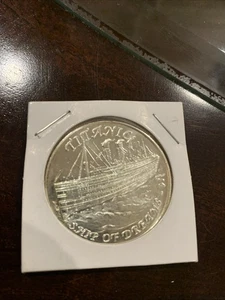Titanic Ship of Dreams Sunk 4/15/1912 1 Troy oz .999 Fine Silver In Capsule - Picture 1 of 2