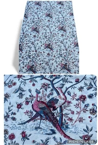 Vintage Schumacher exklusiver Stoff "Van Cortlandt Fasan" 54" MCM 4 YD 20" - Bild 1 von 13