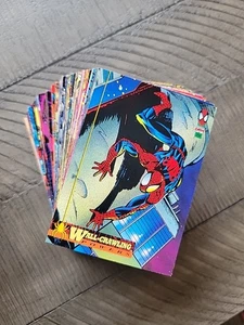 1994 MARVEL FLEER AMAZING SPIDER-MAN 150 COMPLETE BASE CARD SET Excellent+ - Picture 1 of 7