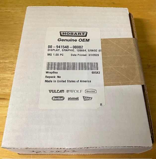 HOBART - 00-941548-00002 - DISPLAY, GRAPHIC, 128x64, GRASC - Image 1 of 1