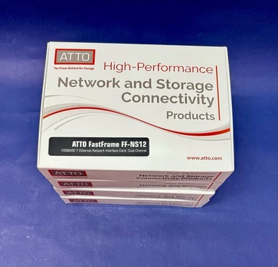 ATTO FastFrame FF-NS12 Dual-Port 10GbE SFP+ PCIe 2.0 (FFRM-NS12-000) - Image 1 of 4