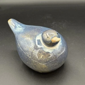 Studio glazed Art potery decorative blue Bird - Picture 1 of 7