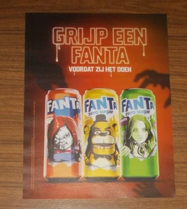 Publicidad rara FANTA Halloween latas - Chucky el muñeco asesino 2025 - Imagen 1 de 1