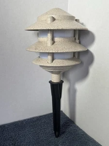 3-stufige PathLight Landschaftsleuchten Ersatz Brücke Sprenkel Steinoptik - Bild 1 von 6