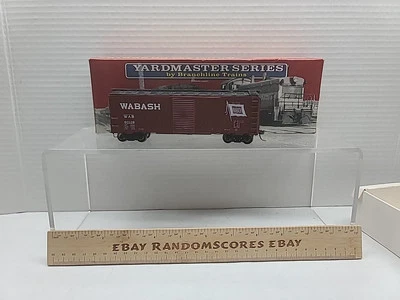 As Is Yardmaster Ho Scale Built Kit #8043 40’ AAR Boxcar Wabash 60128 Branchline - Image 1 of 4