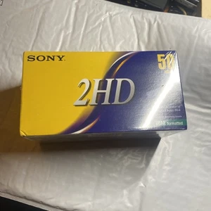 VTG NIB Sealed SONY 3.5" Micro Floppy Disks 50 Pack IBM Formatted HD 50MFD-2HD - Photo 1/6