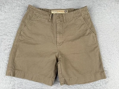 Cabelas Informales Pantalones Cortos Mujer 32 Beige Envejecido Caqui Chino Elástico Algodón Sarga 32x7 Foto 1 de 4