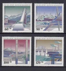 ALEMANIA - 1993 FONDO DE PROMOCIÓN DEPORTIVA conjunto de 4 montadas sin montar o nunca montadas - sedes alemanas de los Juegos Olímpicos - Imagen 1 de 1