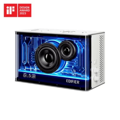 Edifier QD35 Tabletop Bluetooth AUX USB-A Speaker with GaN charger white - Image 1 of 1