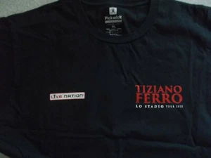 TIZIANO FERRO - LO STADIO TOUR 2015 - T-SHIRT BLU - PICKWICK TG.XL - Picture 1 of 3