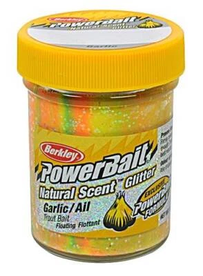 Berkley Power Bait Dough natural scent Garlic - rainbow - Bild 1 von 2