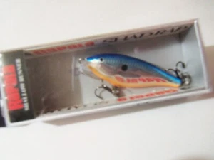 1 Rapala Shallow Shad Rap Lure SSR5 FF Custom Chrome Blue Shad CBSD NIP - Picture 1 of 8