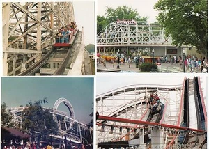 JUEGO DE MONTAÑA RUSA, LOTE DE 8 DIFERENTES, 2002 edición limitada, Russell~KENNYWOOD, DORNEY, - Imagen 1 de 9