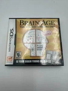 Brain Age (Nintendo DS) Complete Case Manual & Game BRAND NEW SEALED - Picture 1 of 5