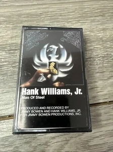 Hank Williams Jr - Man Of Steel (Cassette, 1983) - Picture 1 of 11