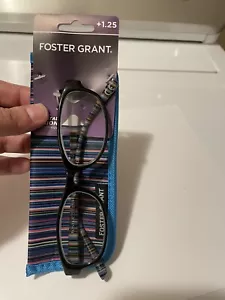 New In Pack Womens Foster Grant 1.25 Reading Glasses - Picture 1 of 3