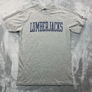 Champion Lumberjacks T-Shirt Unisex Adult Small Gray Northern Arizona University - Picture 1 of 6