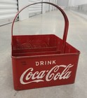 Vintage Embossed Drink Coca Cola Stadium Coke Bottle Carrier