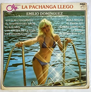 EMILIO DOMINGUEZ -LA PACHANGA LLEGO- 1981 MEXICAN LP CHEESECAKE COVER - Imagen 1 de 4