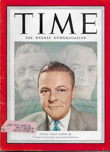 Time Magazine Henry Cabot Lodge Jr. December 17 1951 - Picture 1 of 1
