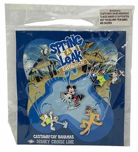 Juego de prendedores Disney Spring A Leak: Castaway Cay Disney Cruise Line Booster Pin Set - Imagen 1 de 2