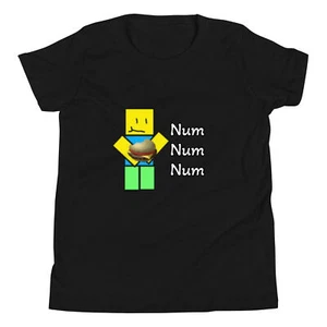Roblox noob, num num num T-Shirt - Picture 1 of 11