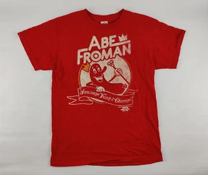 Ferris Bueller's Day Off Men's Abe Froman Sausage King Chicago T-Shirt Med Red - Picture 1 of 11