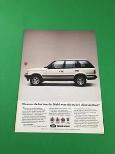 1994 1995 1996 RANGE ROVER ORIGINAL PRINT AD ADVERTISEMENT B16 - Bild 1 von 1